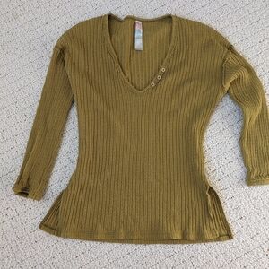 Free People Beach 'Toes In The Sand' Top In Moss